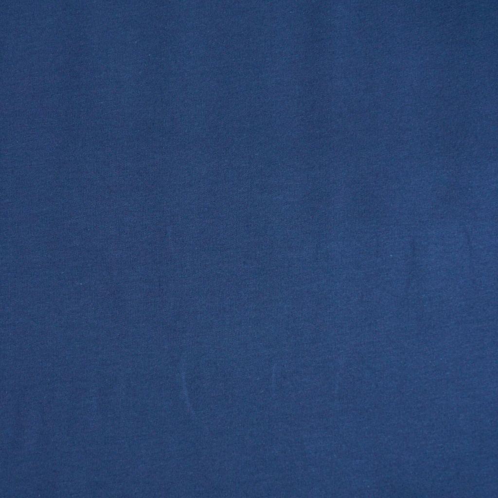 French Terry uni jeansblau